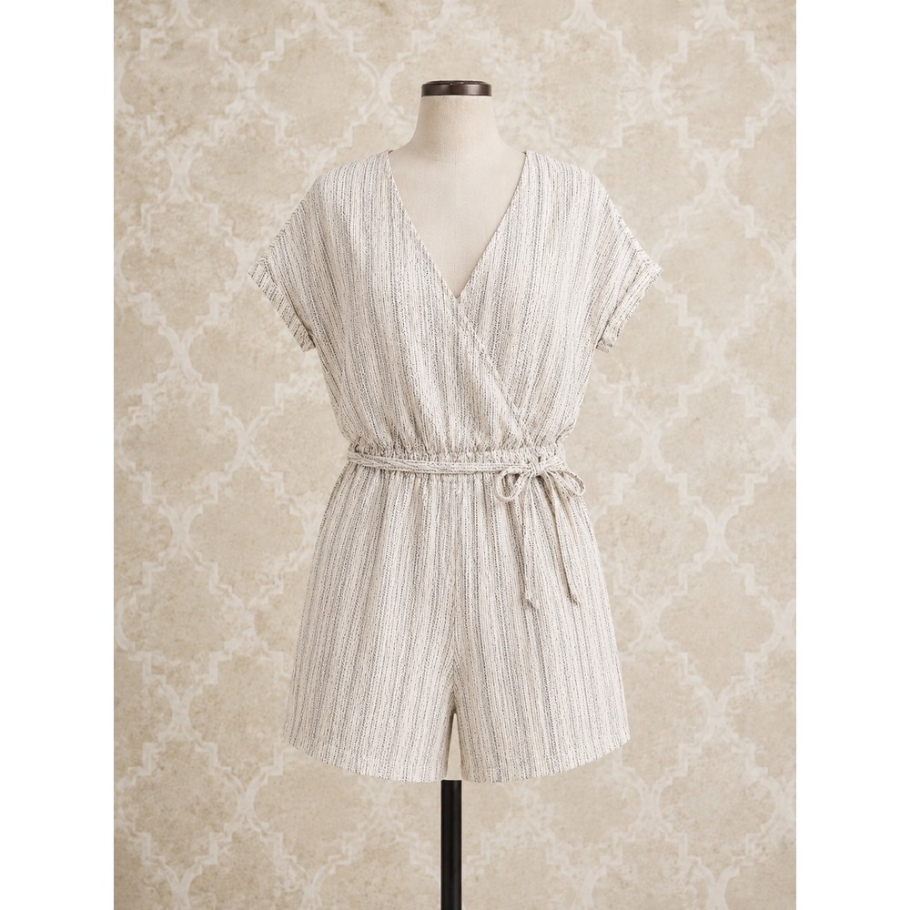 Cupshe‎ Striped Print Romper NWT Size L